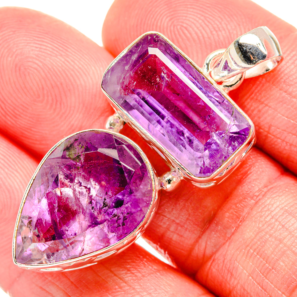 Amethyst Pendants handcrafted by Anasilvercos - PD35333