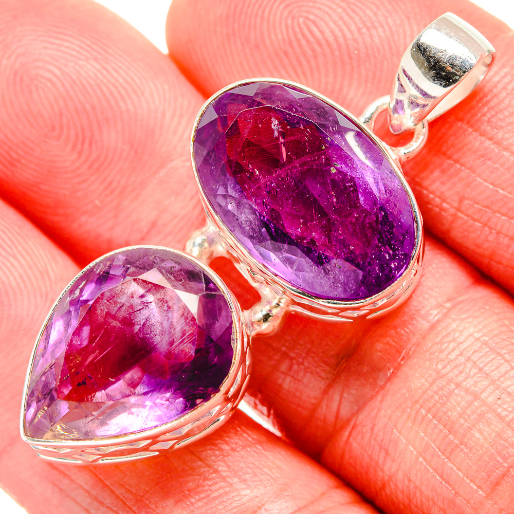 Amethyst Pendants handcrafted by Anasilvercos - PD35335