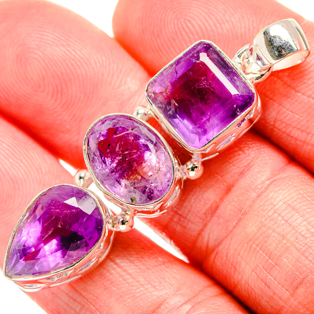 Amethyst Pendants handcrafted by Anasilvercos - PD35337