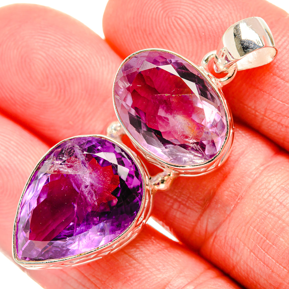 Amethyst Pendants handcrafted by Anasilvercos - PD35339