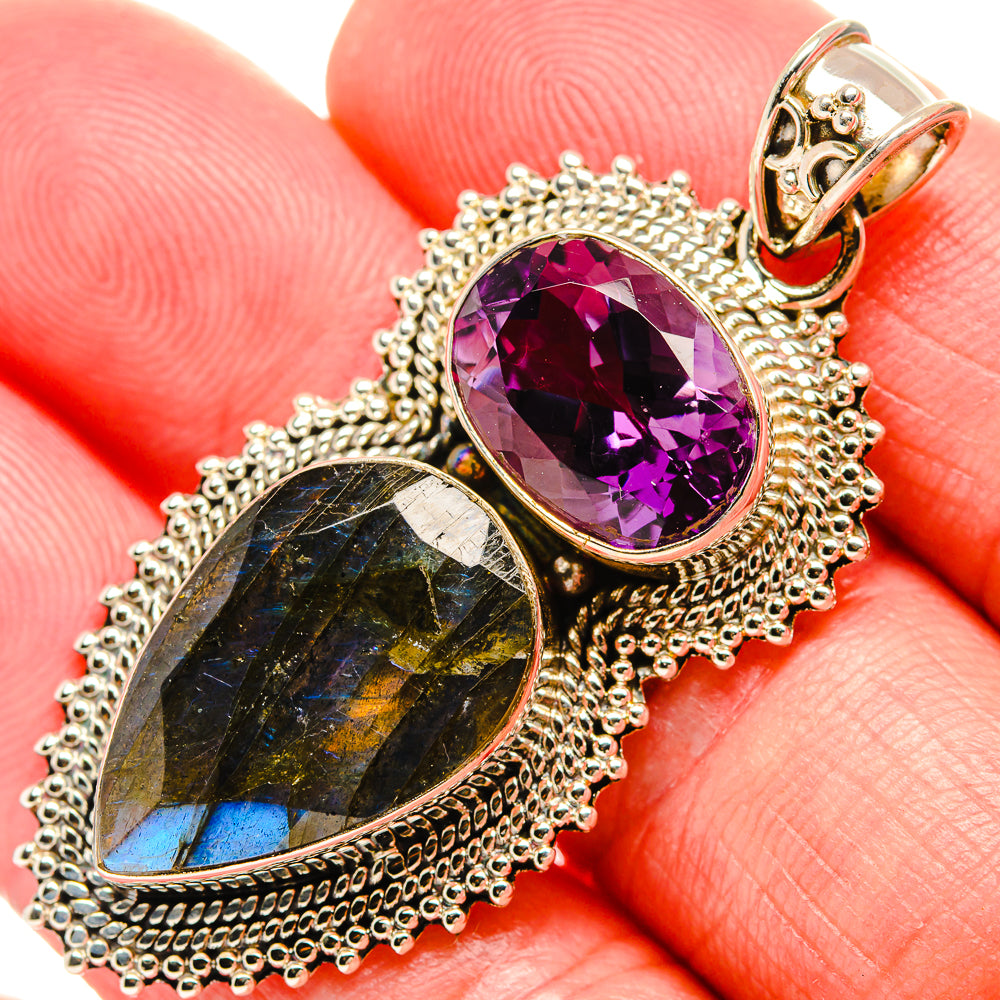 Labradorite Pendants handcrafted by Anasilvercos - PD35361