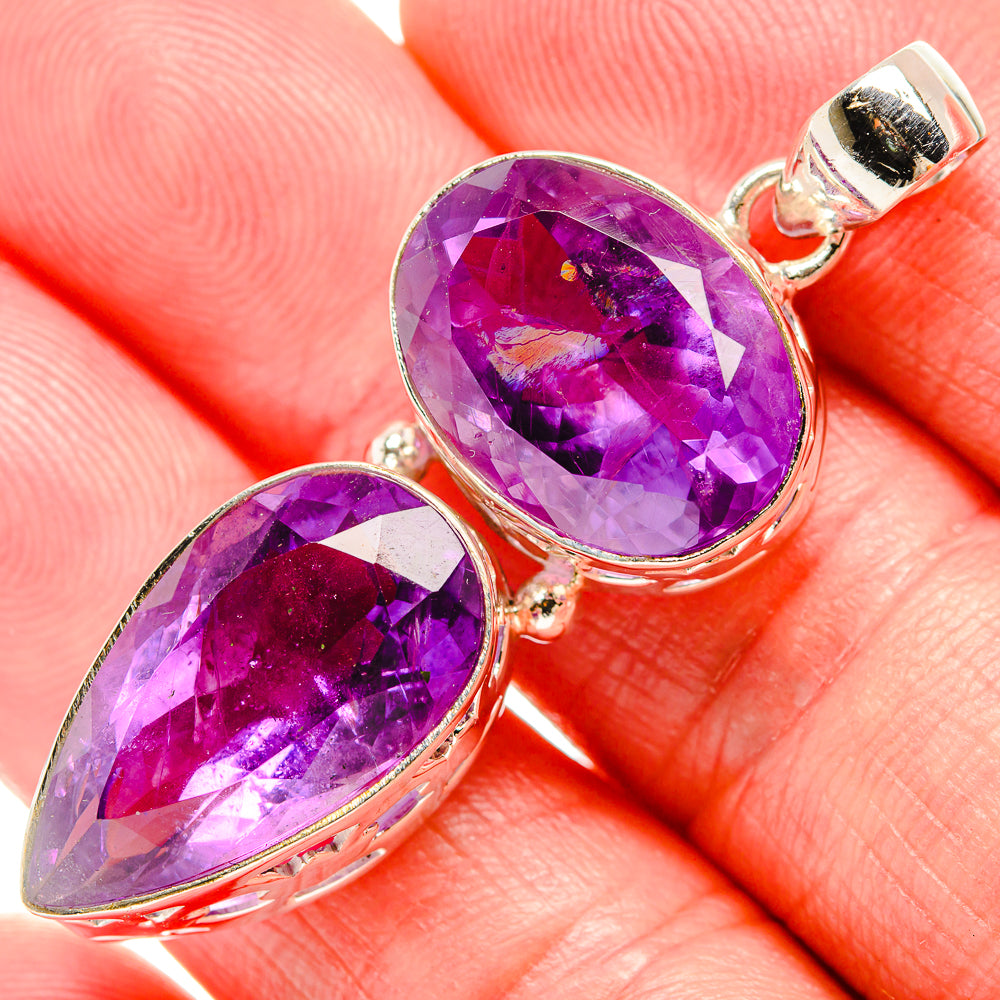 Amethyst Pendants handcrafted by Anasilvercos - PD35365