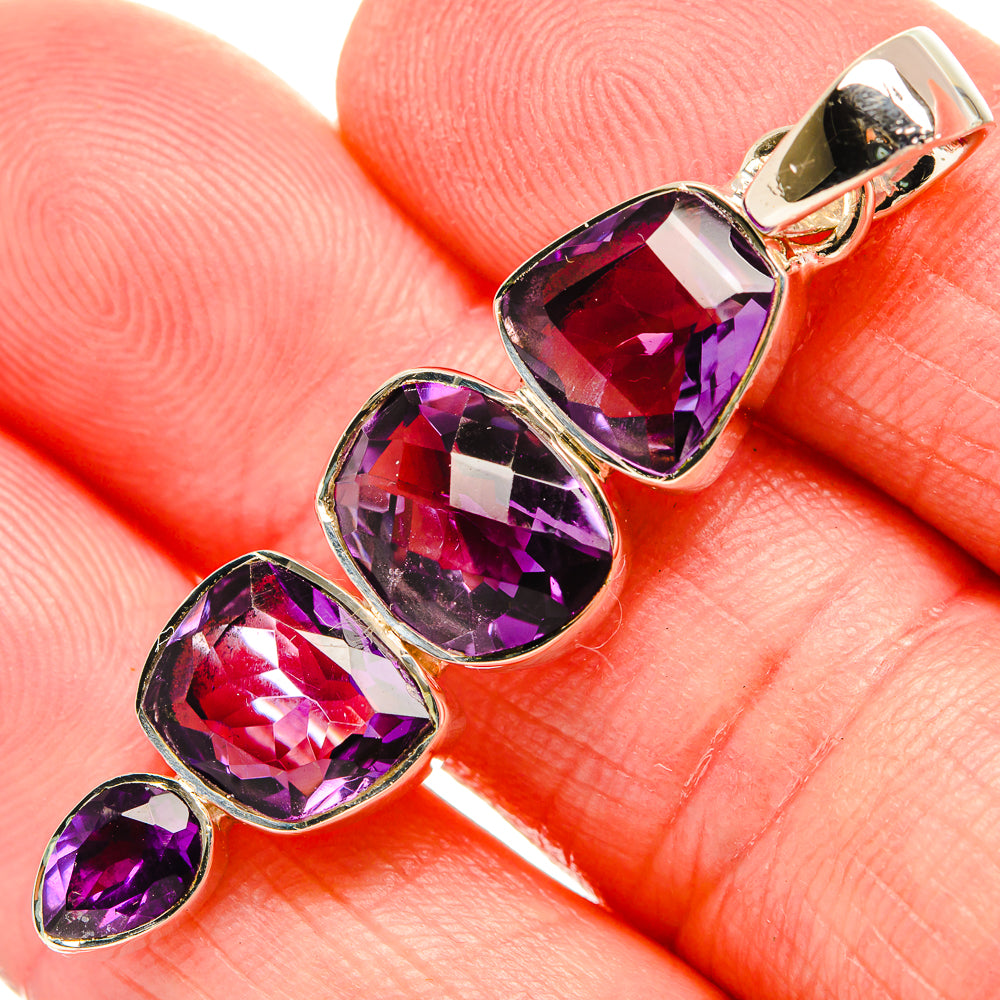Amethyst Pendants handcrafted by Anasilvercos - PD35412