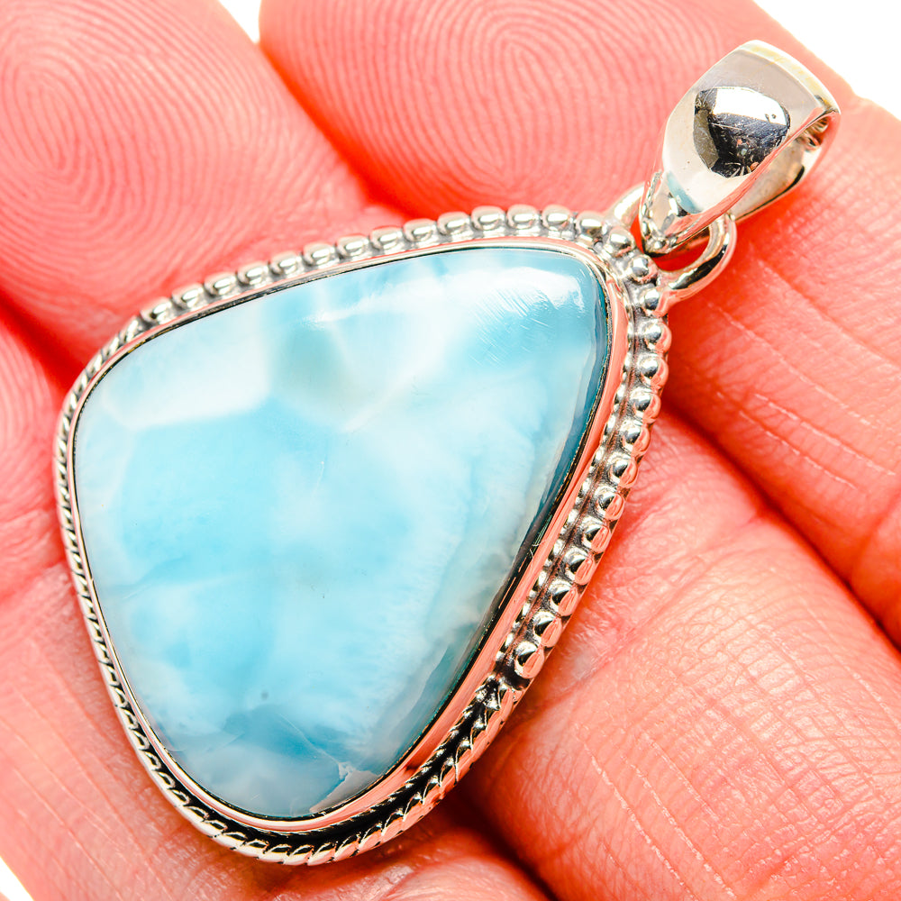 Larimar Pendants handcrafted by Anasilvercos - PD35444