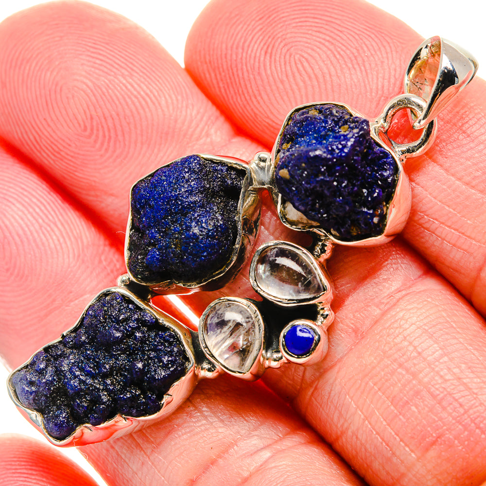Lapis Lazuli Pendants handcrafted by Anasilvercos - PD35449
