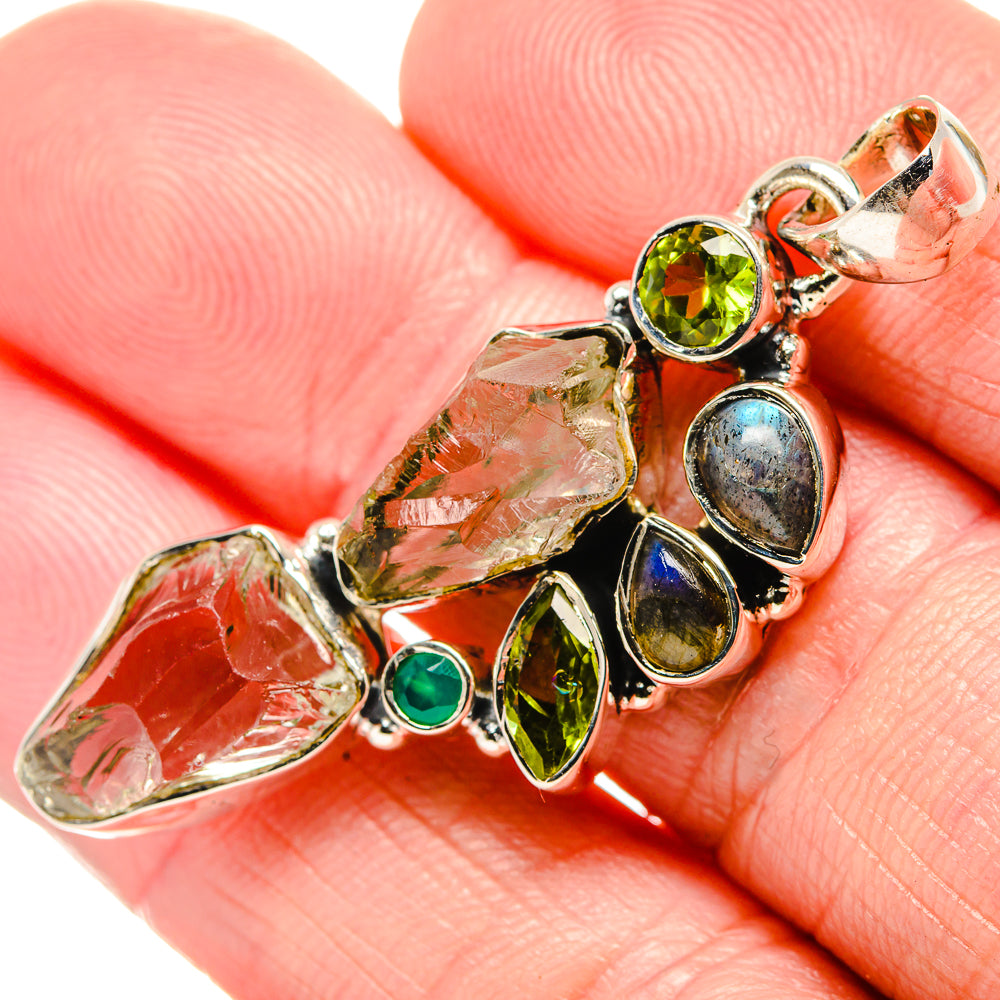 Aquamarine Pendants handcrafted by Anasilvercos - PD35477