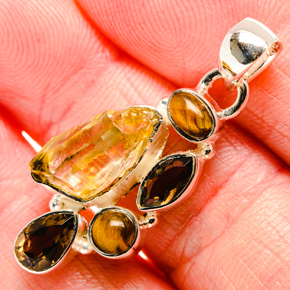 Citrine Pendants handcrafted by Anasilvercos - PD35480