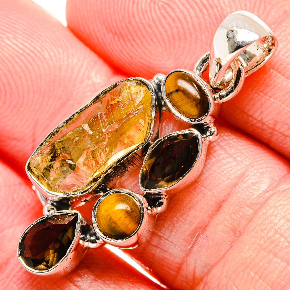 Citrine Pendants handcrafted by Anasilvercos - PD35500