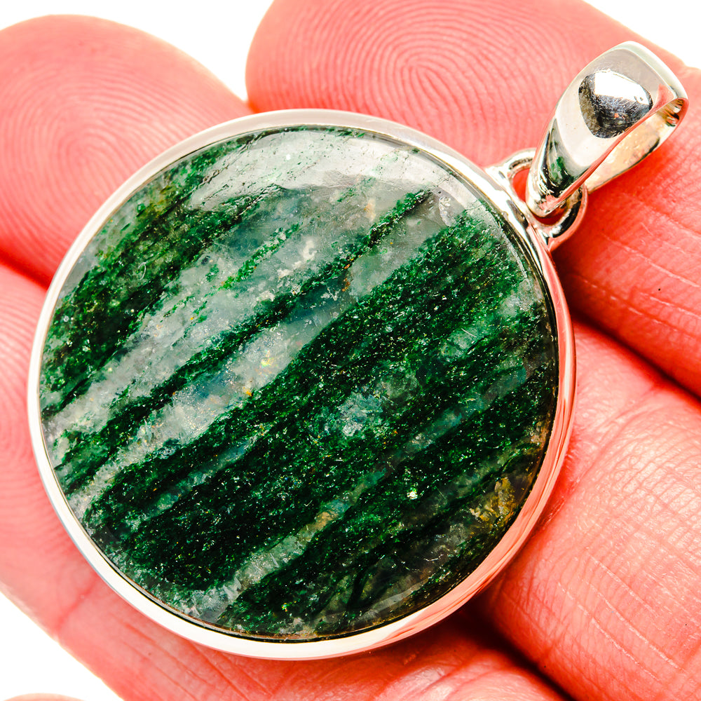 Green Aventurine Pendants handcrafted by Anasilvercos - PD35516