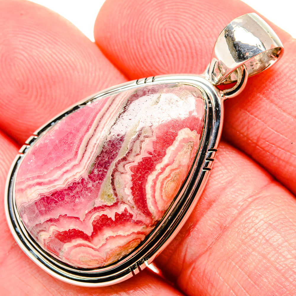 Rhodochrosite Pendants handcrafted by Anasilvercos - PD35519
