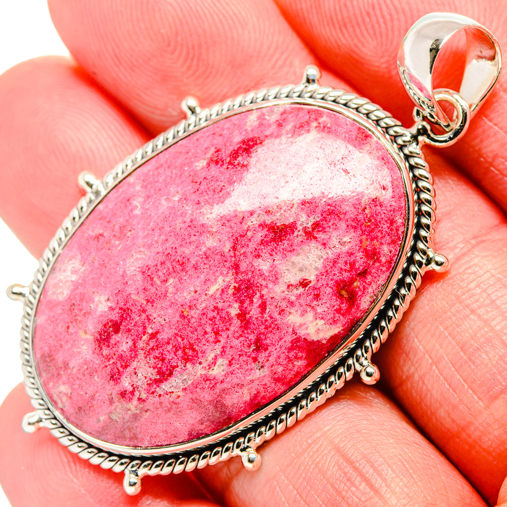 Thulite Pendants handcrafted by Anasilvercos - PD35520