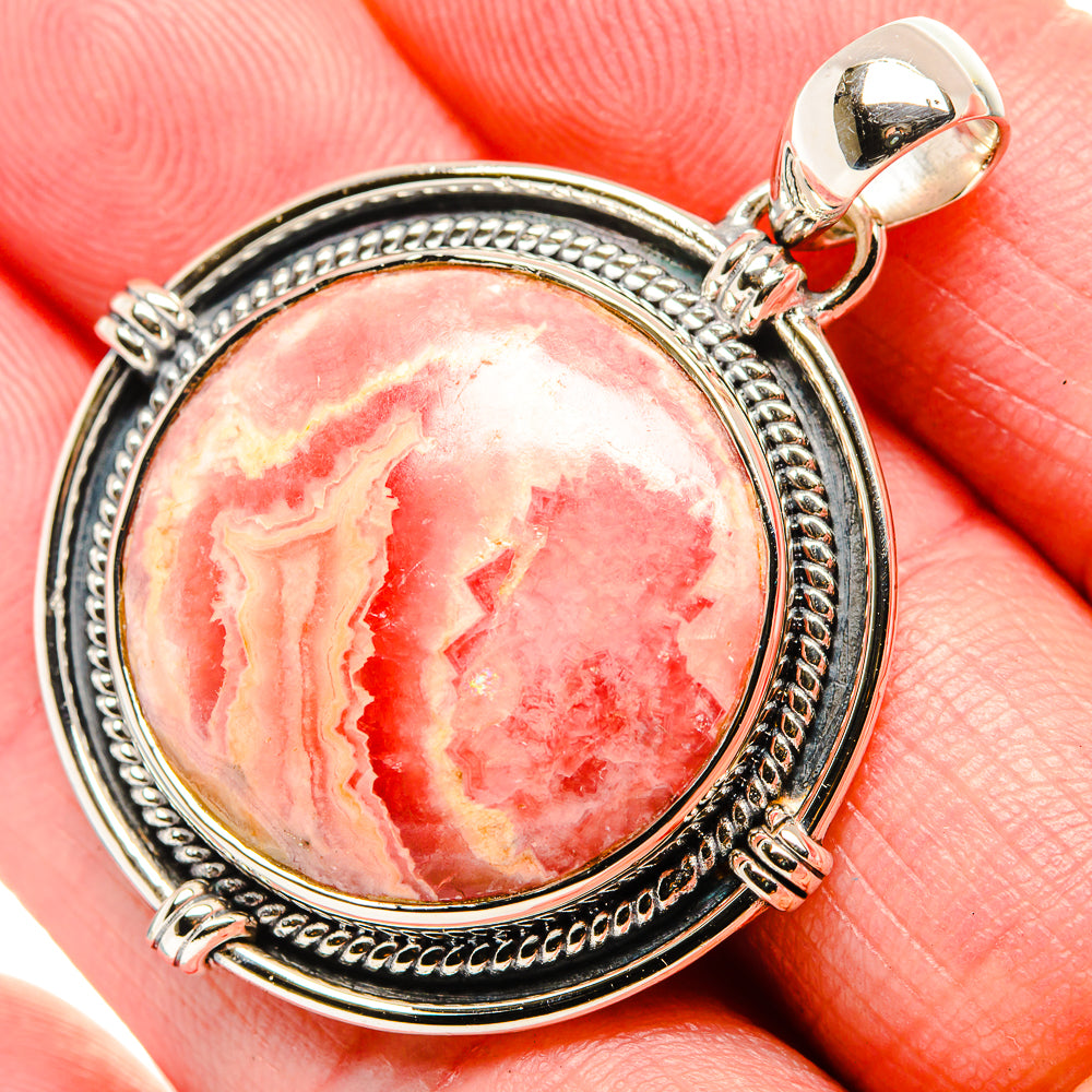 Rhodochrosite Pendants handcrafted by Anasilvercos - PD35521
