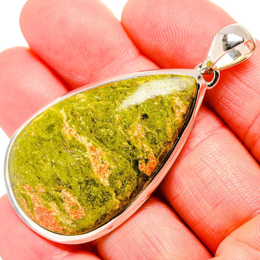 Unakite Pendants handcrafted by Anasilvercos - PD35525