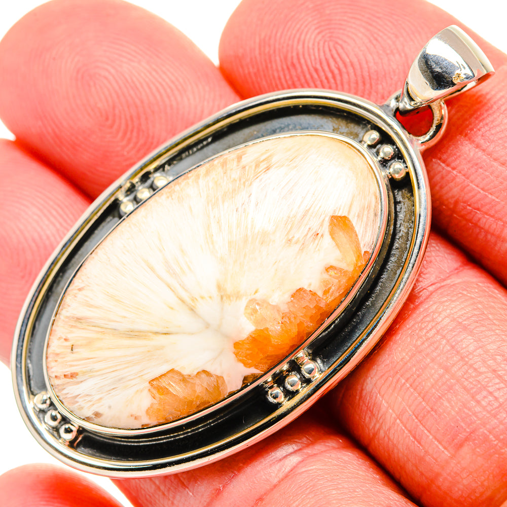 Scolecite Pendants handcrafted by Anasilvercos - PD35528