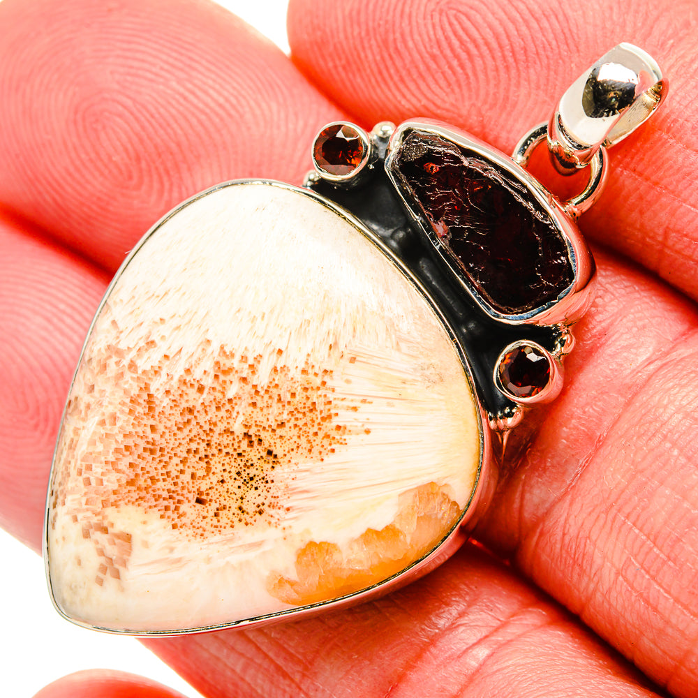 Scolecite Pendants handcrafted by Anasilvercos - PD35529