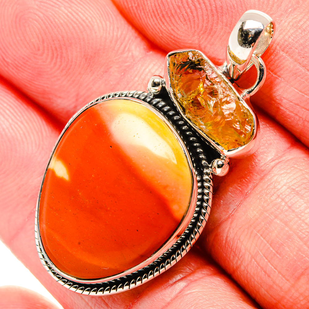 Mookaite Pendants handcrafted by Anasilvercos - PD35534