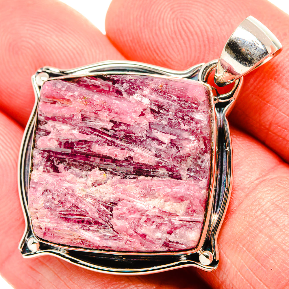 Pink Tourmaline Pendants handcrafted by Anasilvercos - PD35539