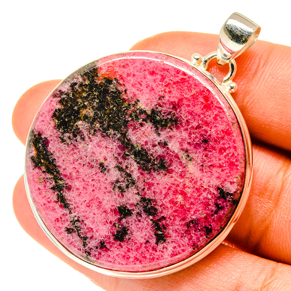 Rhodonite Pendants handcrafted by Anasilvercos - PD3554