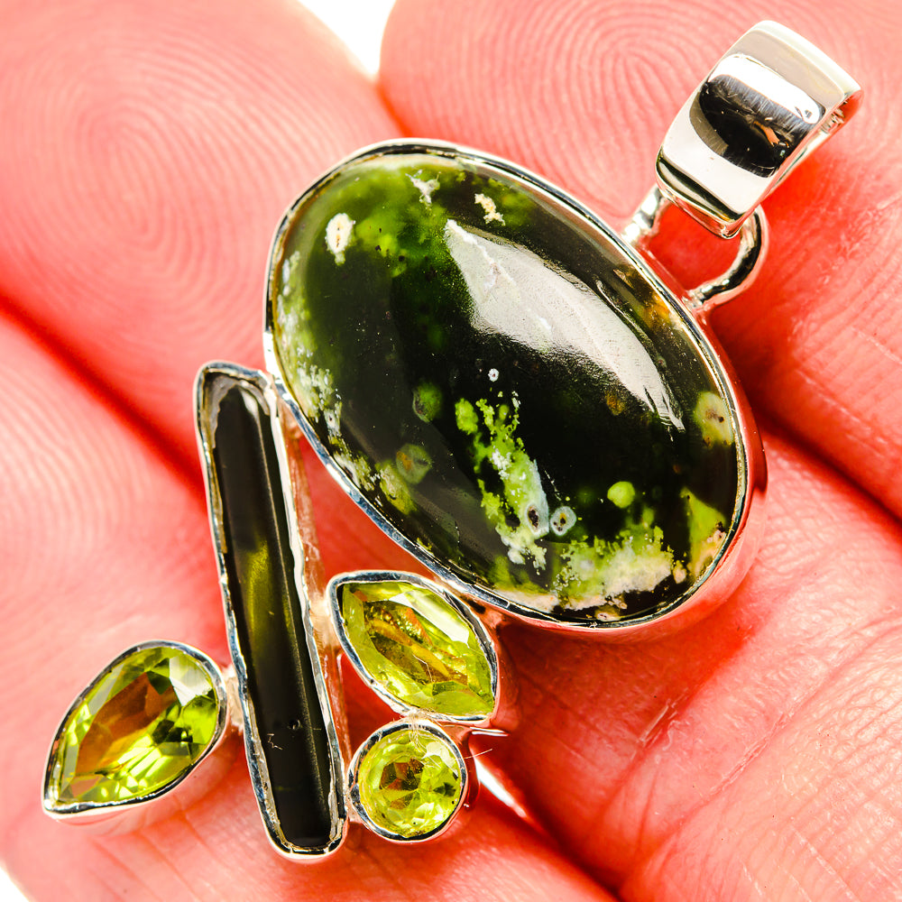 Rainforest Opal Pendants handcrafted by Anasilvercos - PD35540
