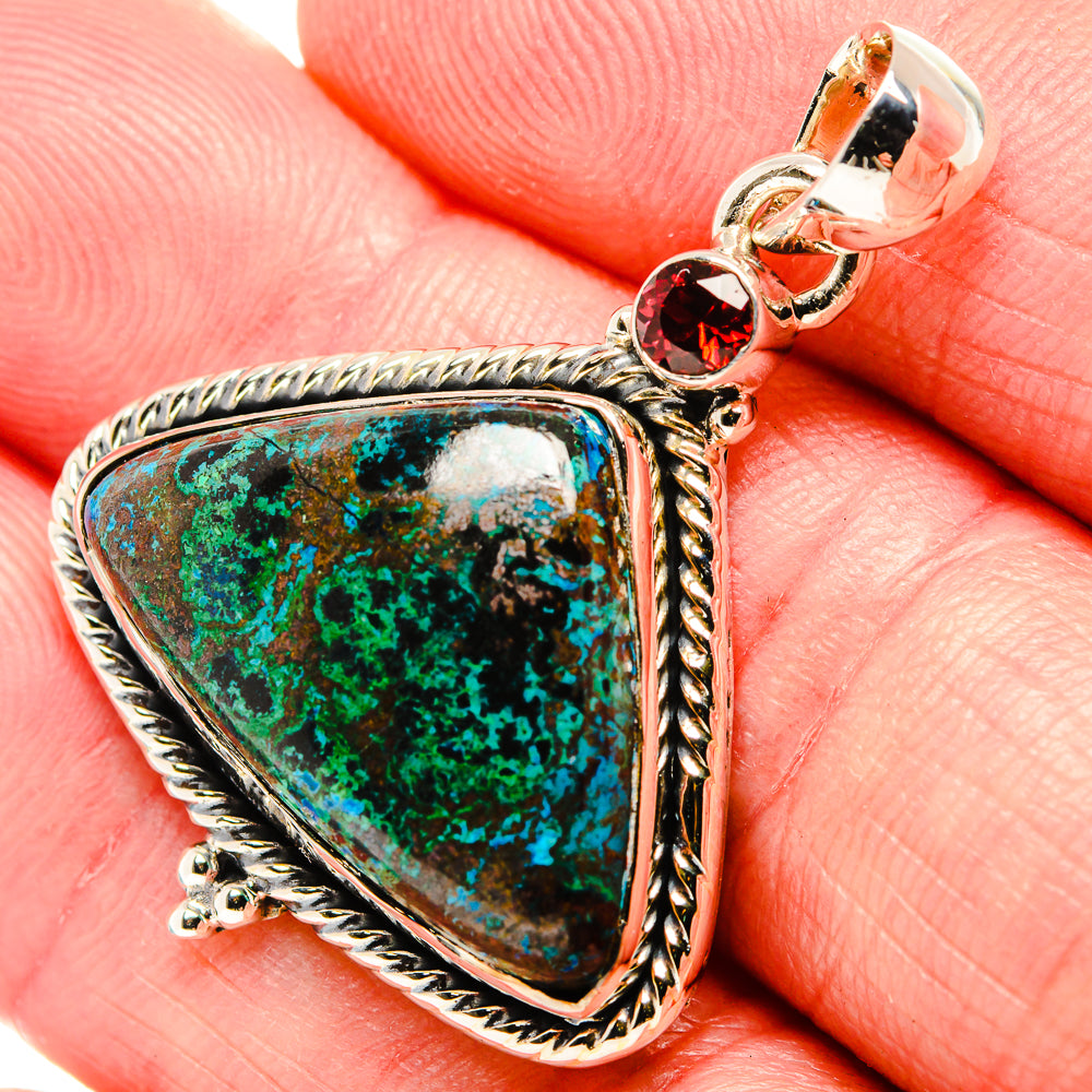 Shattuckite Pendants handcrafted by Anasilvercos - PD35550