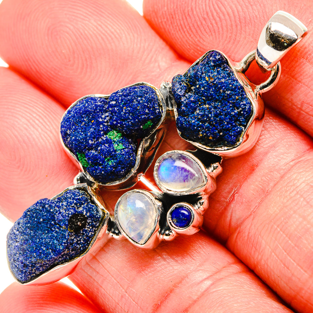 Azurite Pendants handcrafted by Anasilvercos - PD35557