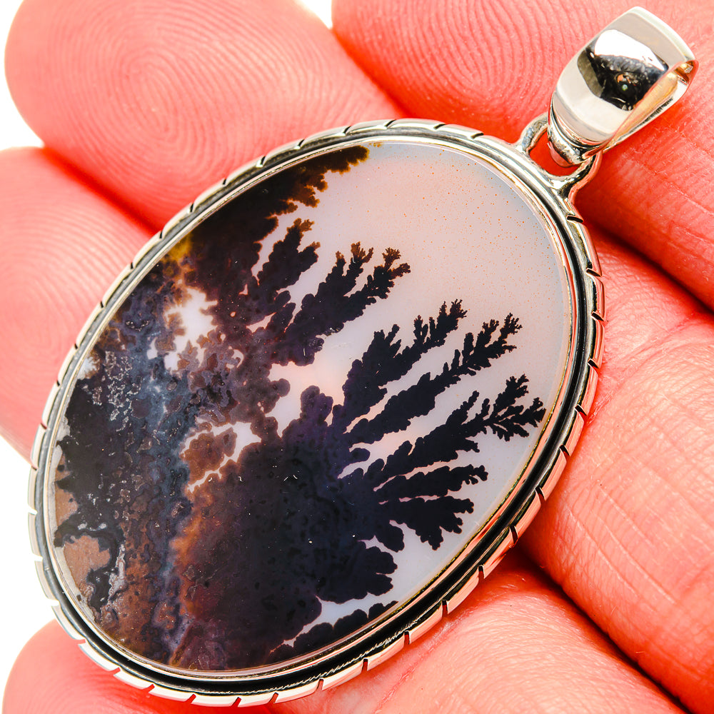 Dendritic Opal Pendants handcrafted by Anasilvercos - PD35564