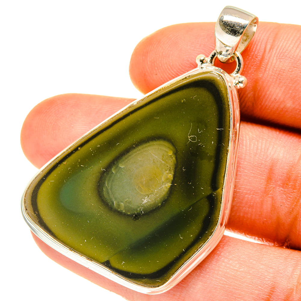 Willow Creek Jasper Pendants handcrafted by Anasilvercos - PD3557
