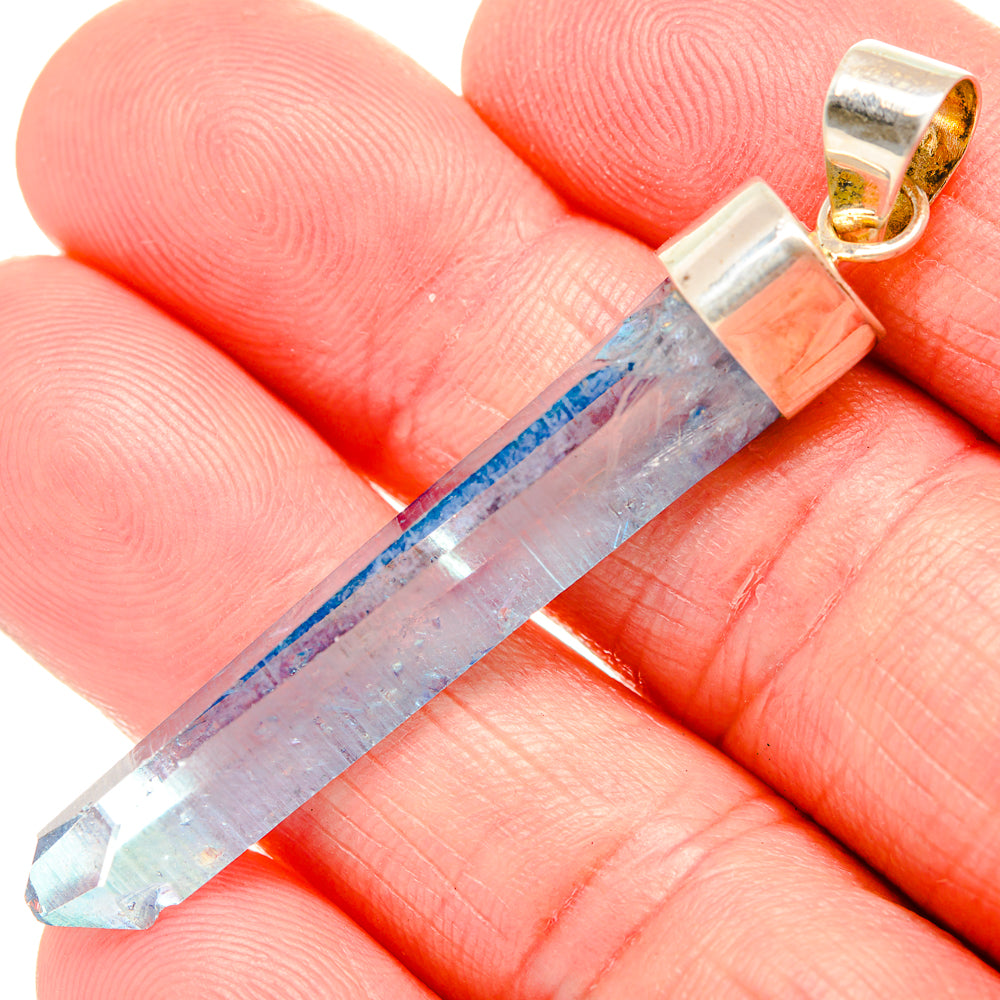 Aqua Aura Druzy Pendants handcrafted by Anasilvercos - PD35570