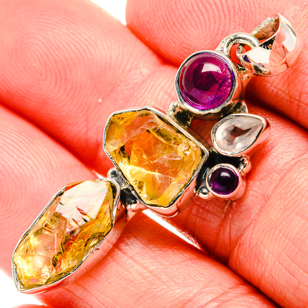 Citrine Pendants handcrafted by Anasilvercos - PD35578