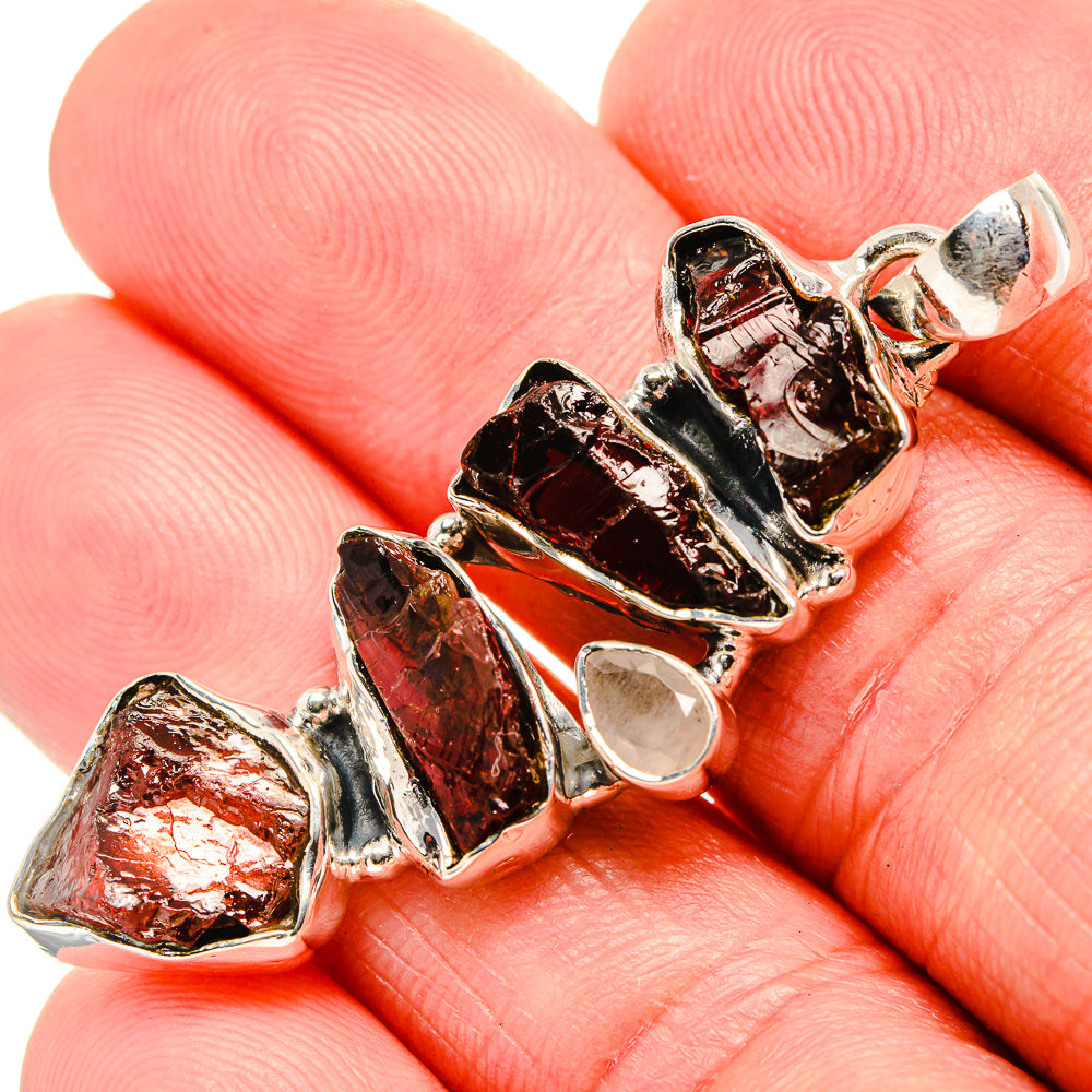 Garnet Pendants handcrafted by Anasilvercos - PD35593