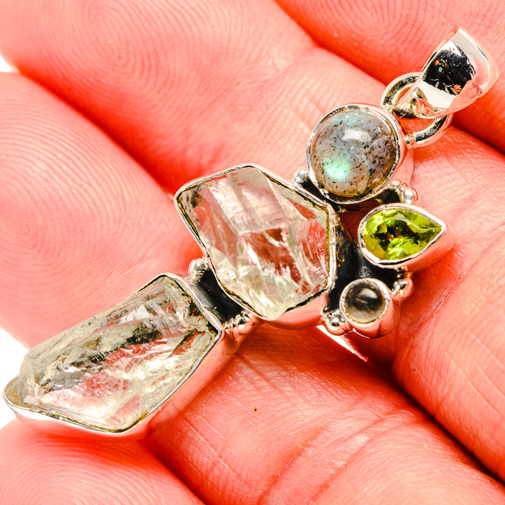 Green Amethyst Pendants handcrafted by Anasilvercos - PD35605