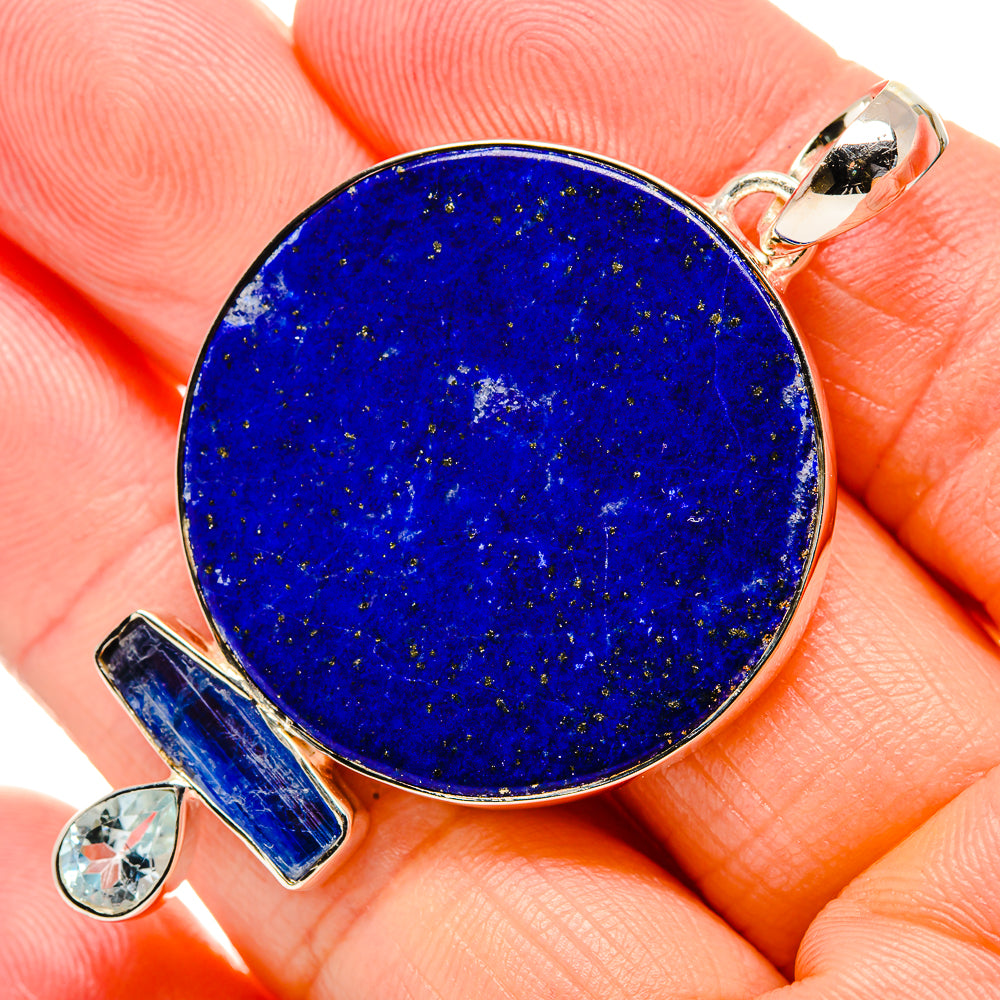 Lapis Lazuli Pendants handcrafted by Anasilvercos - PD35607