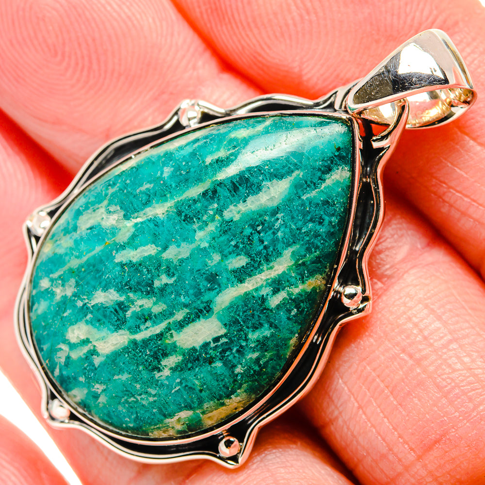 Amazonite Pendants handcrafted by Anasilvercos - PD35614