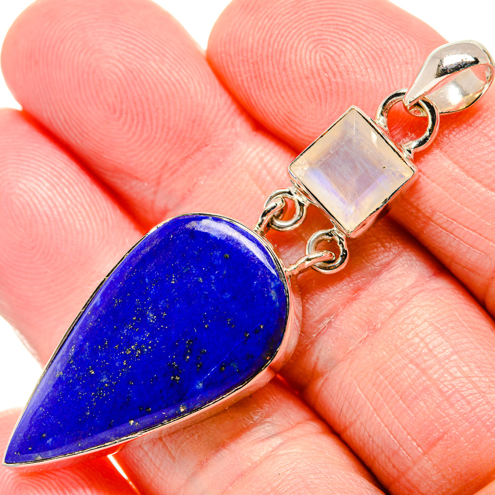 Lapis Lazuli Pendants handcrafted by Anasilvercos - PD35621