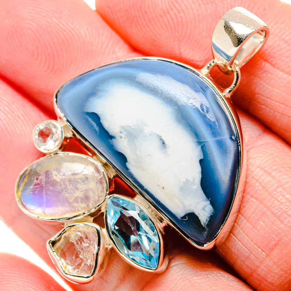 Owyhee Opal Pendants handcrafted by Anasilvercos - PD35626