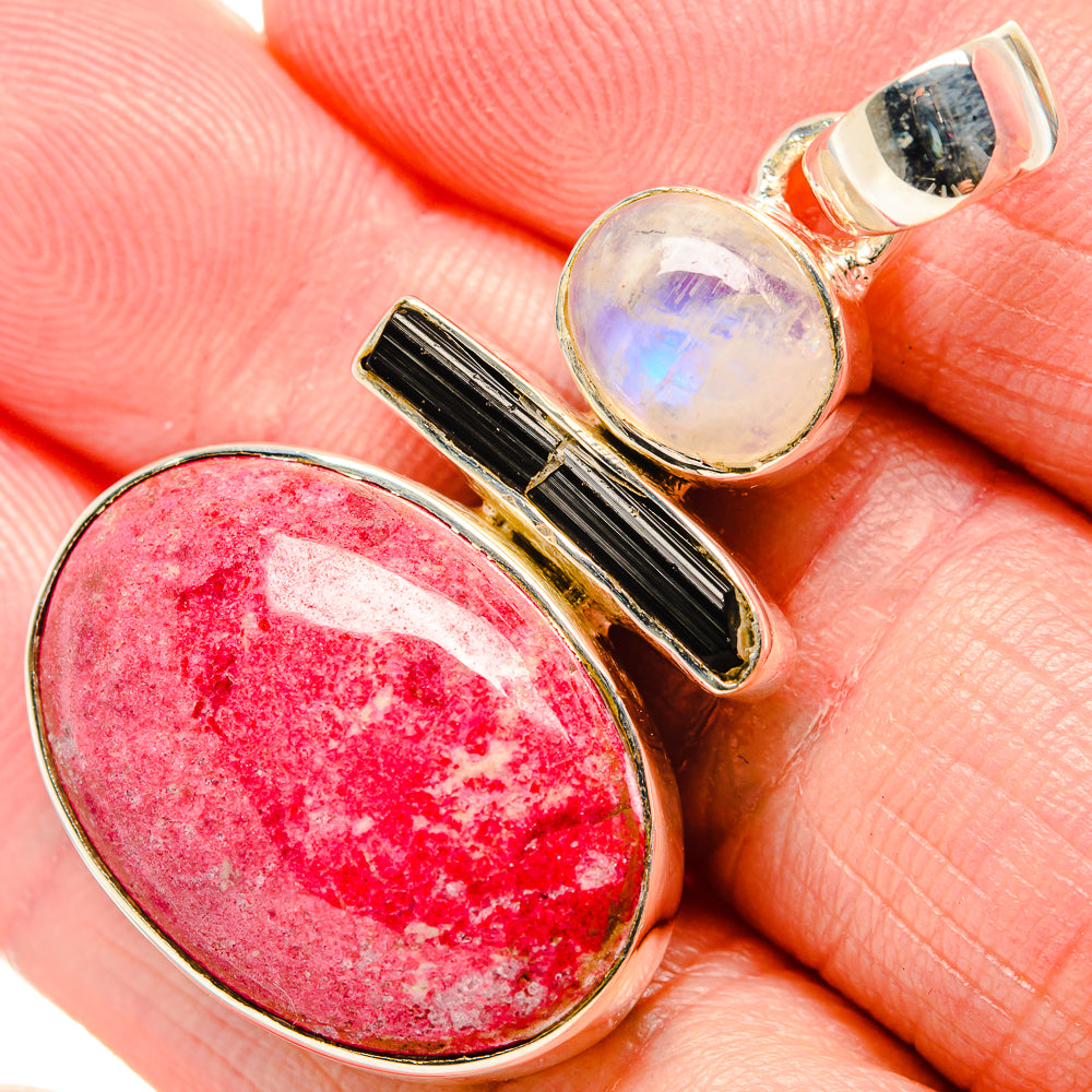 Thulite Pendants handcrafted by Anasilvercos - PD35633