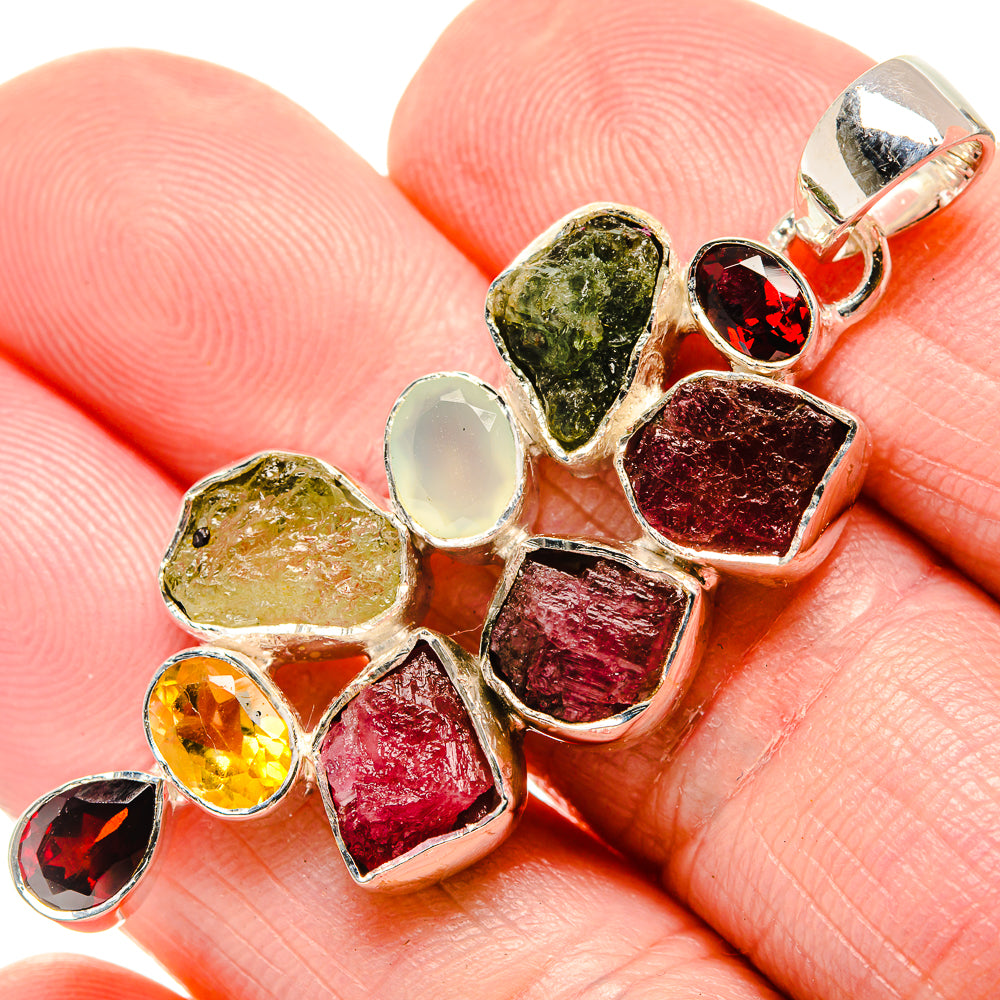 Garnet Pendants handcrafted by Anasilvercos - PD35656