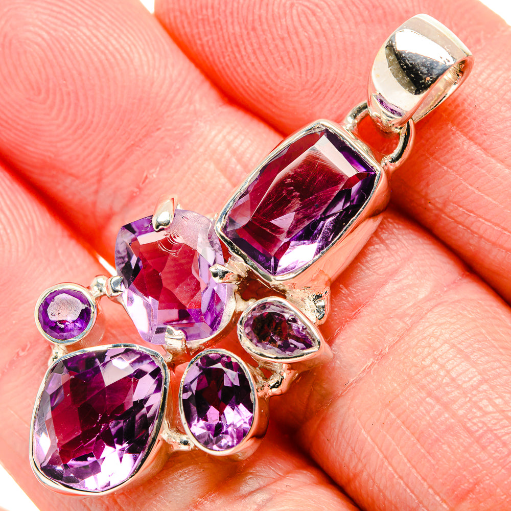 Amethyst Pendants handcrafted by Anasilvercos - PD35663