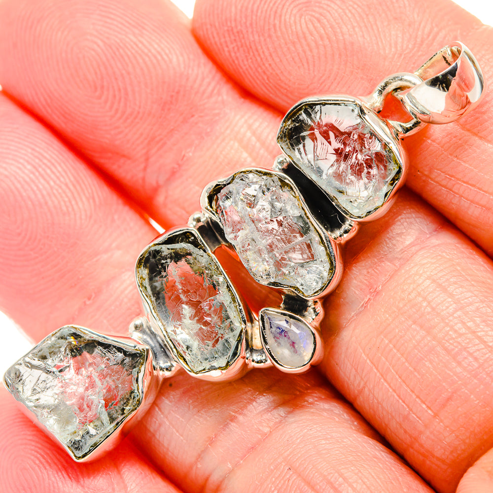 Aquamarine Pendants handcrafted by Anasilvercos - PD35671