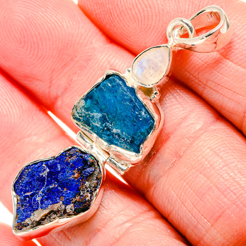 Lapis Lazuli Pendants handcrafted by Anasilvercos - PD35676