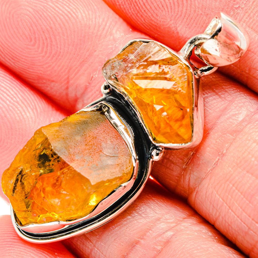 Citrine Pendants handcrafted by Anasilvercos - PD35680