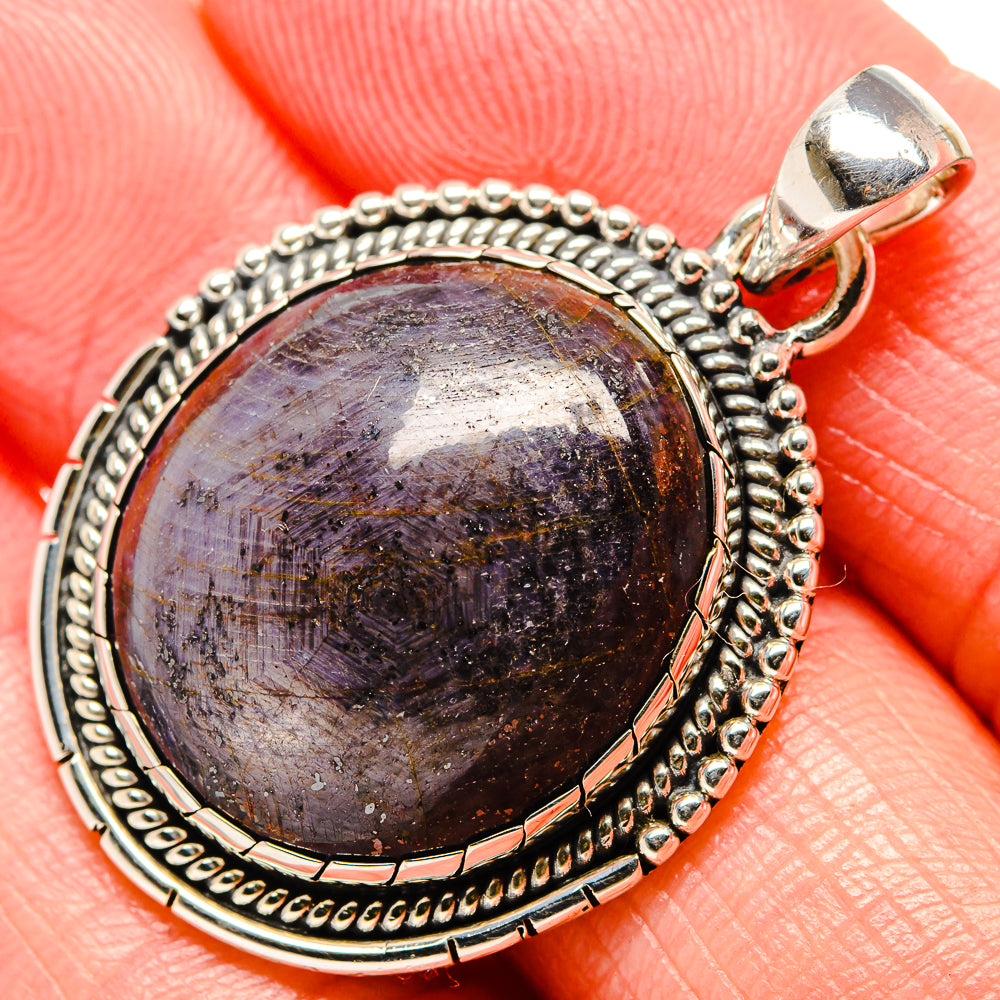 Star Ruby Pendants handcrafted by Anasilvercos - PD35682