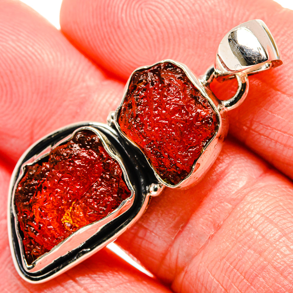 Garnet Pendants handcrafted by Anasilvercos - PD35686