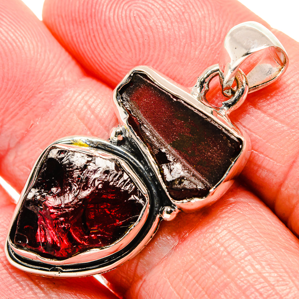 Garnet Pendants handcrafted by Anasilvercos - PD35695