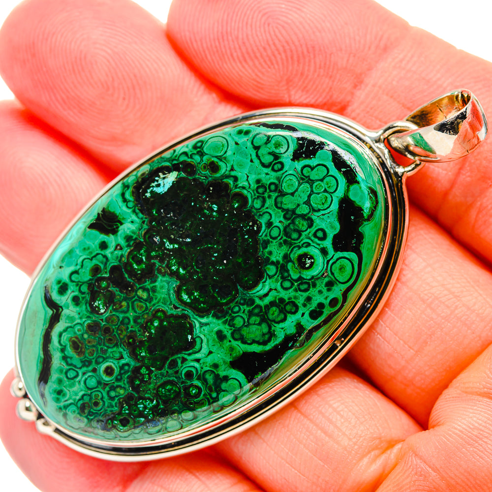 Malachite Pendants handcrafted by Anasilvercos - PD35703