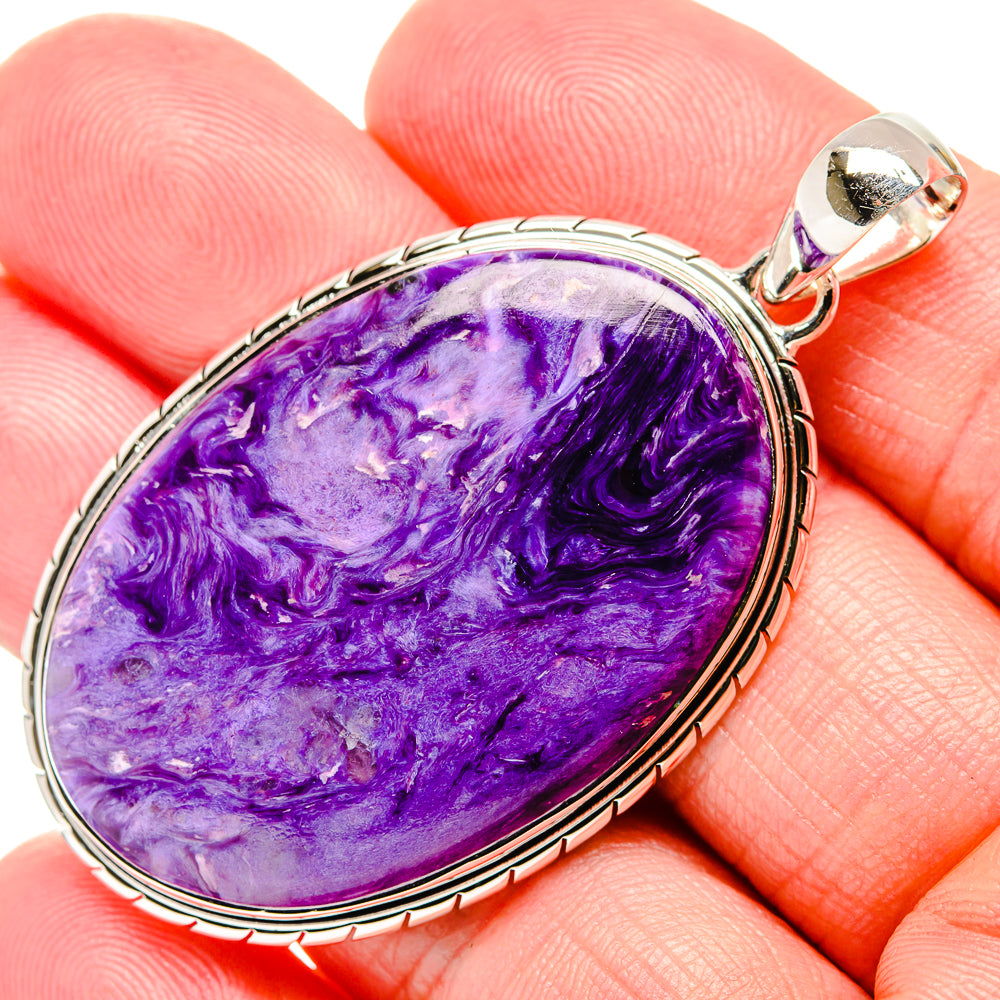Charoite Pendants handcrafted by Anasilvercos - PD35708