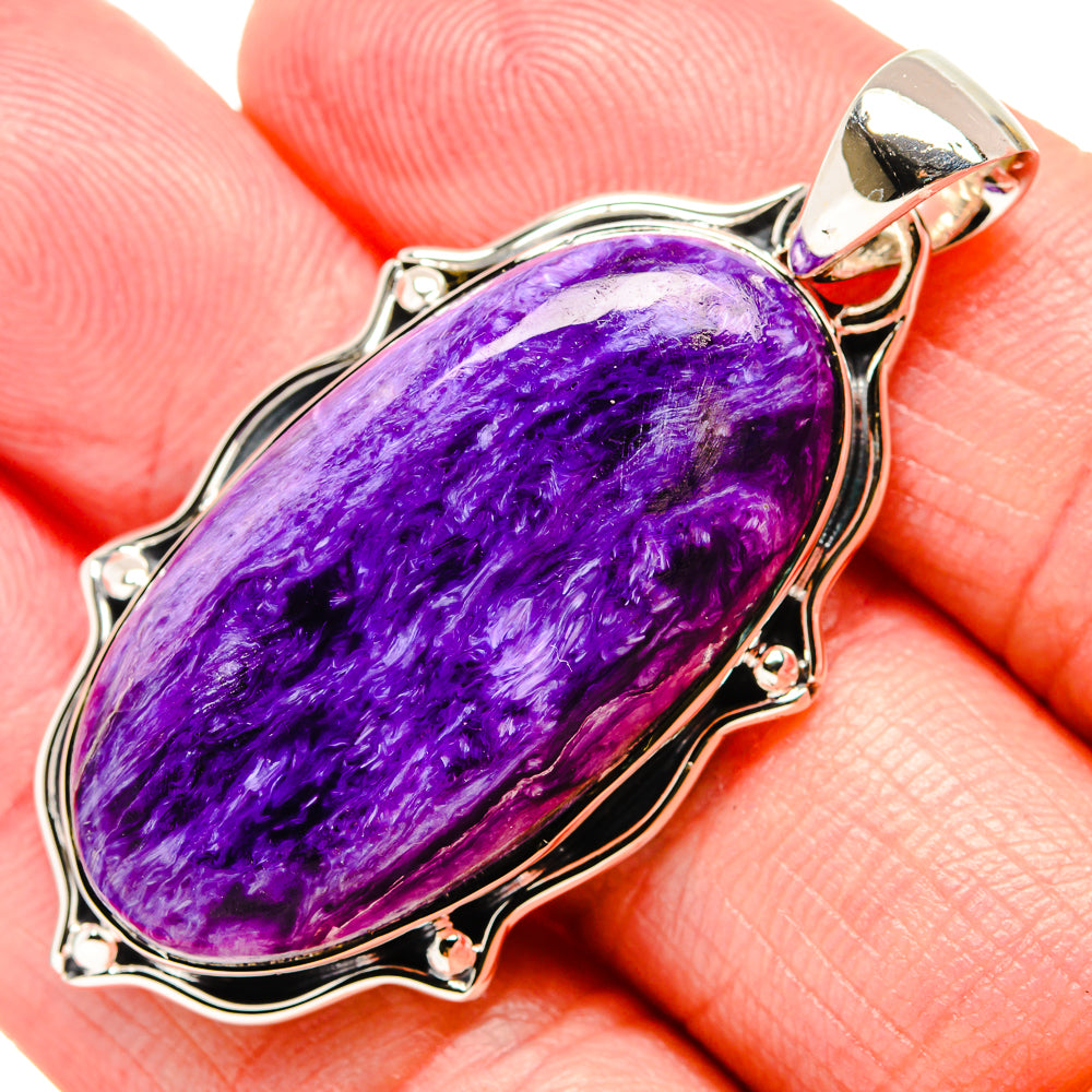 Charoite Pendants handcrafted by Anasilvercos - PD35709