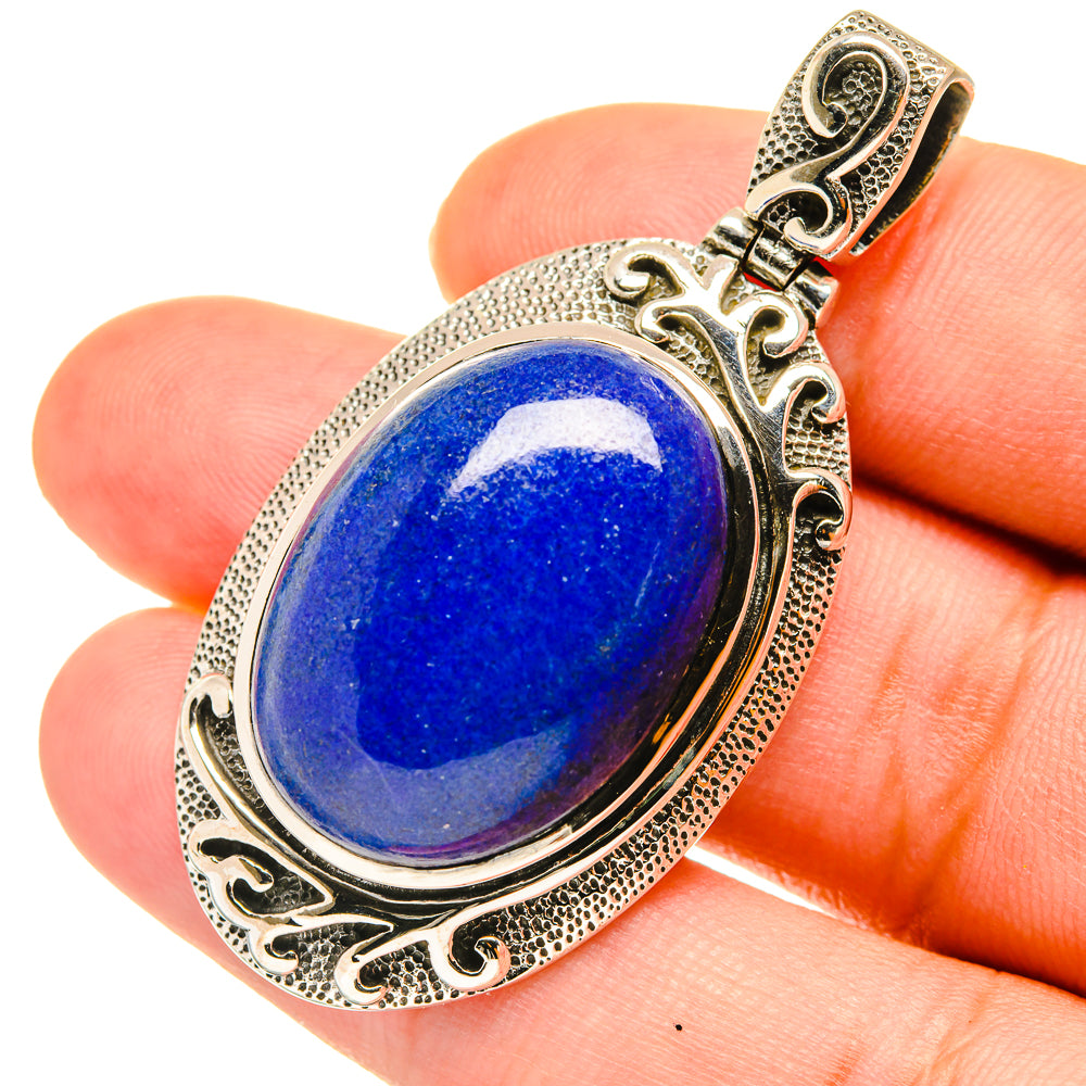 Lapis Lazuli Pendants handcrafted by Anasilvercos - PD3573