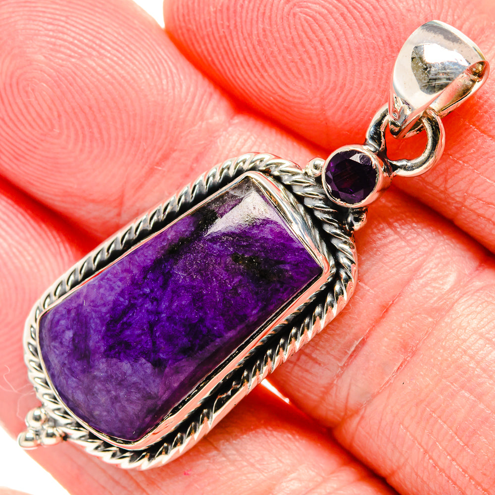 Charoite Pendants handcrafted by Anasilvercos - PD35734