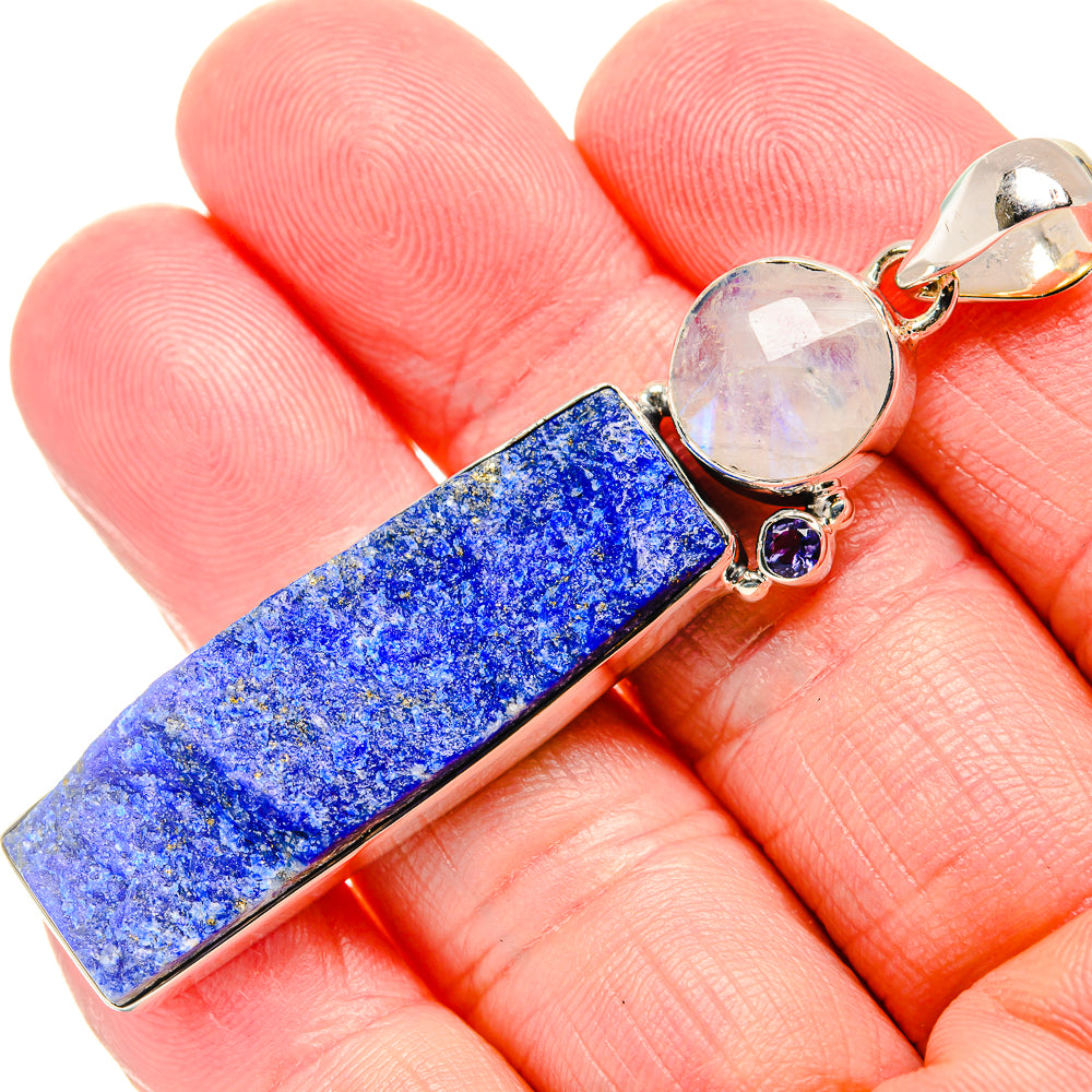 Lapis Lazuli Pendants handcrafted by Anasilvercos - PD35735